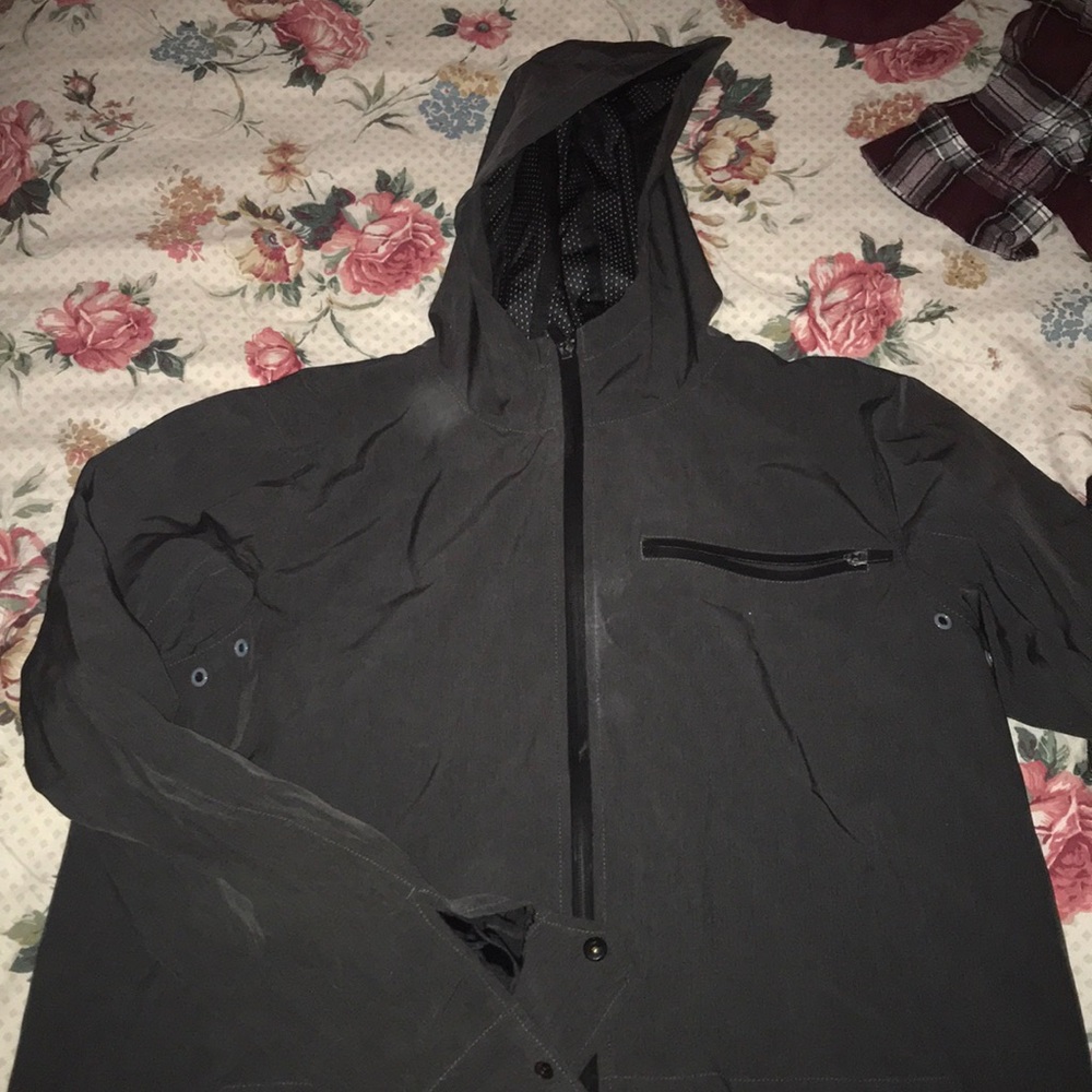 Modern Amusement Rain Jacket Grey Large